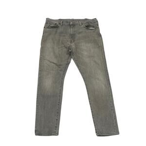 Levi's Strauss 512 Slim Taper Grey Wash Denim Jeans Size 38x30 Casual Streetwear